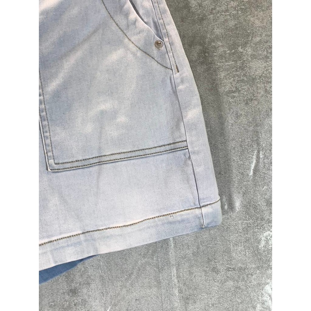 INC International Concepts Women's LT Indigo High-Rise Patch-Pocket Short SZ6/28 - Picture 7 of 12